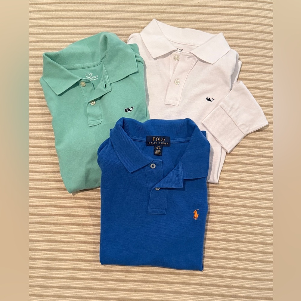 Three Polo Shirts